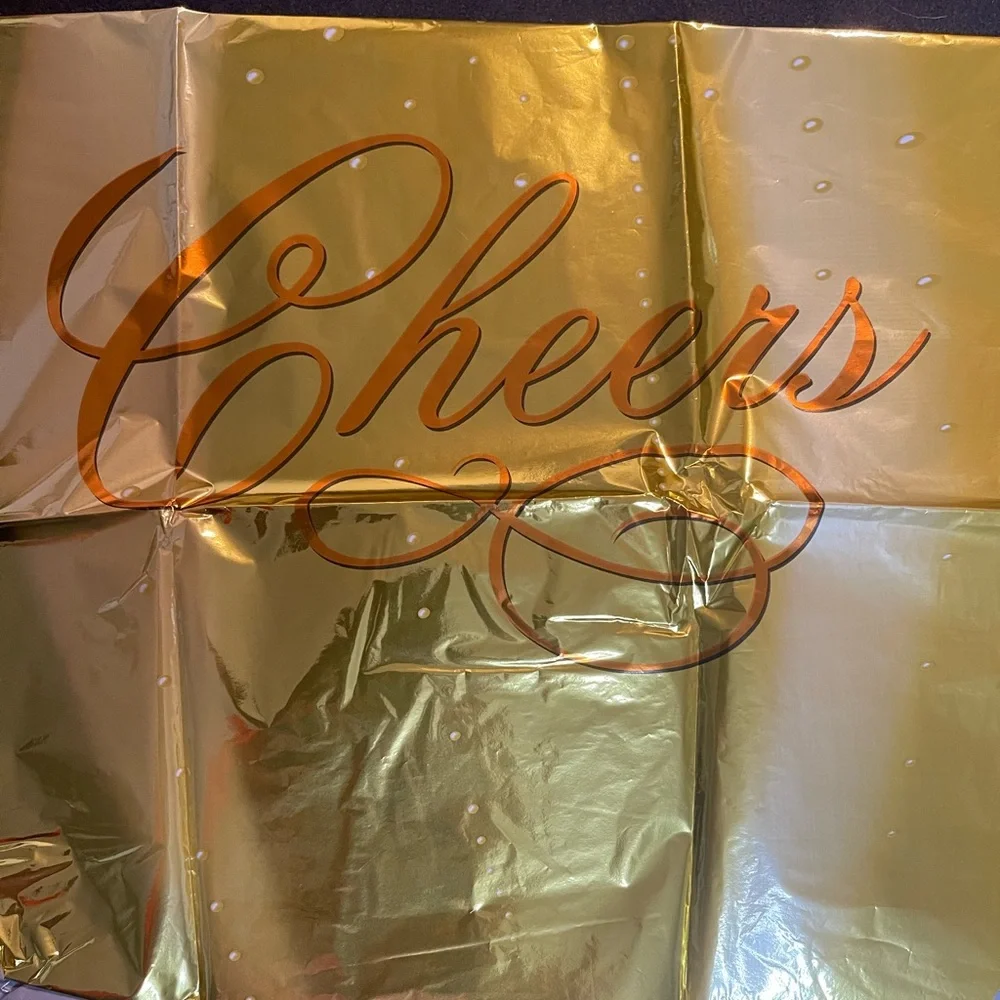 EXTRA LARGE Mylar Cheers Champagne Glass Balloon - Dark